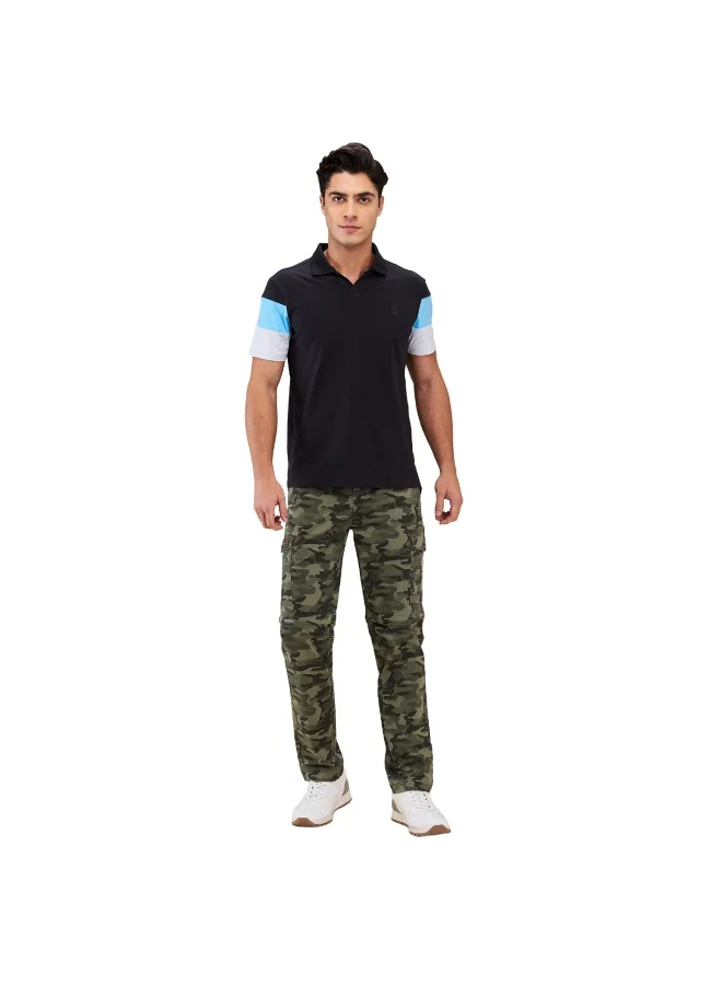 بيينغ هيومان Mens Olive Camo Easy Fit Cargos