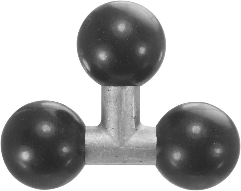 iBOLT Triple 25mm / 1 inch Metal Ball Adapter - Extension or Joint Connector for Industry Standard Dual Ball Socket mounting arms - Image 1