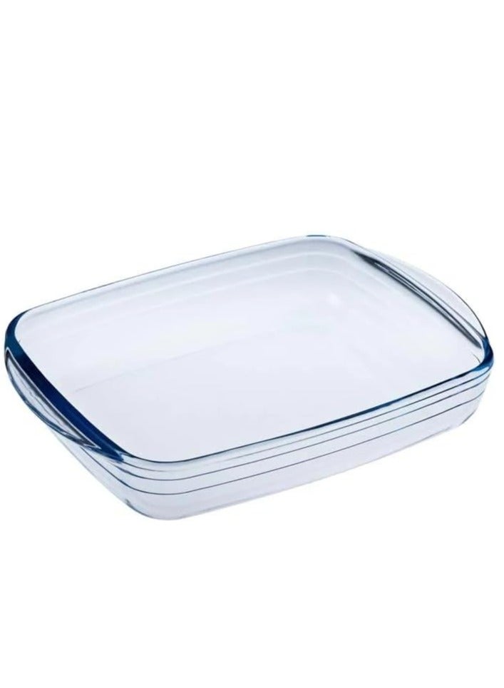O'Cuisine Ocuisine® 3.6L Rectangle Roaster - French-Made Borosilicate Glass, Oven Safe, Even Heat Distribution  - Image 2