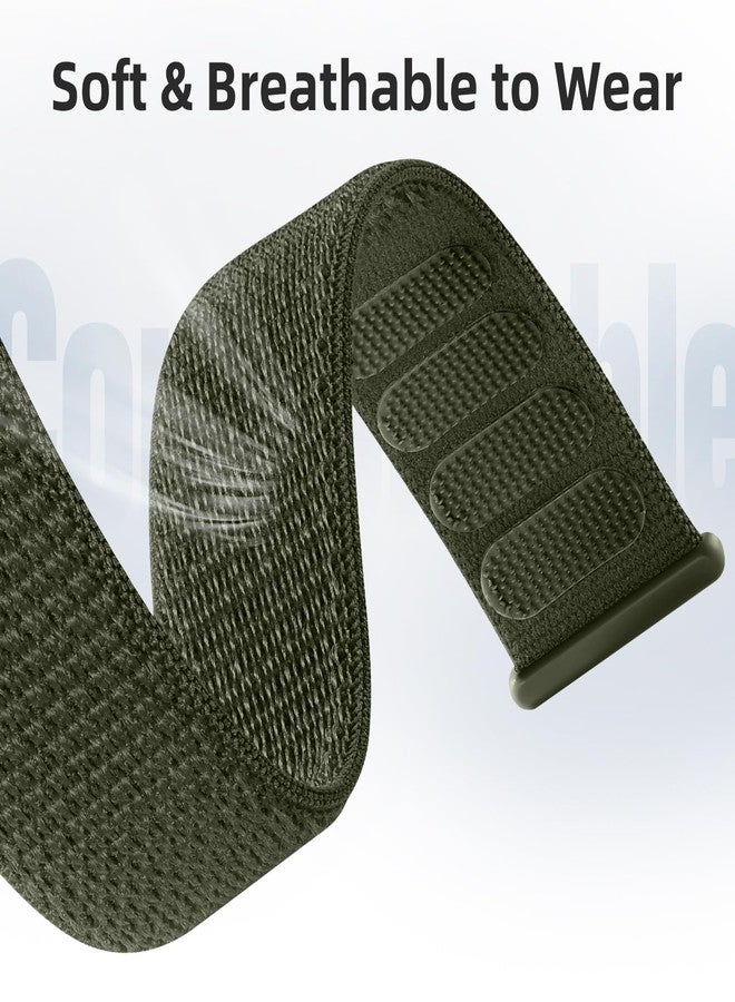 DaQin Quick Release 22mm Nylon Watch Band, Adjustable Breathable Sport Watch Strap Replacement for Men Women, 3 Packs - Image 3