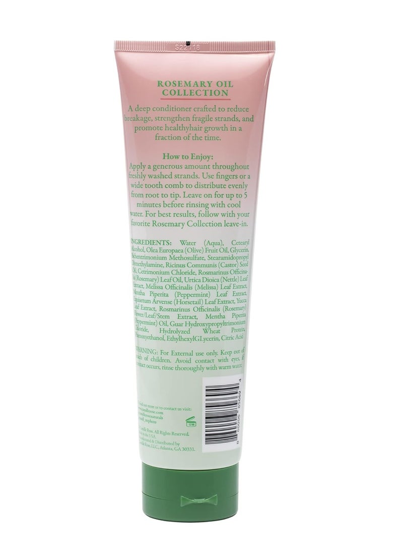 Camille Rose Naturals - Camille Rose | Rosemary Oil 5 Minute Deep Strengthening Mask | Castor Oil, Peppermint & Rosemary Essential Oils to Encourage Hair Growth & Strengthen | Natural Deep Conditioner | 8.5 fl oz - Image 1