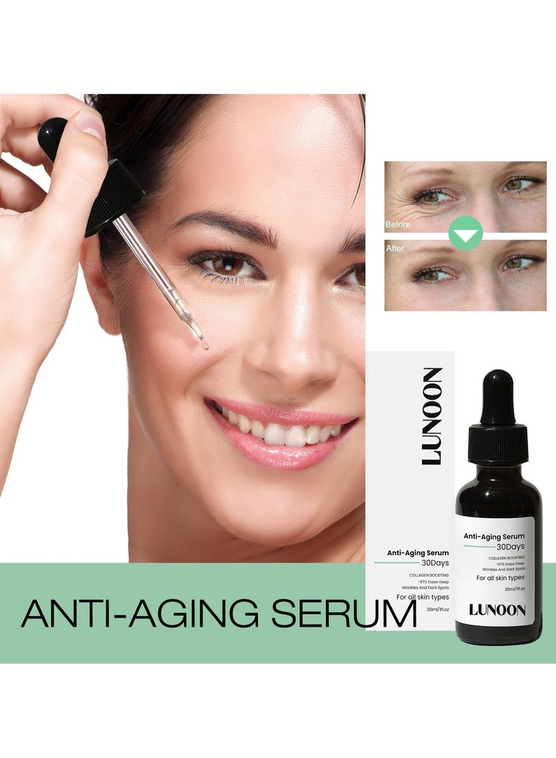 LUNOON Serum Essence Collagen Anti-Aging Brightening Skin Moisturizing Firming Essence Cream 30ml - Image 5