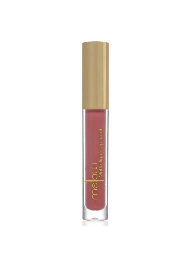 MELLOW Liquid Matte Lip Paint (Barcelona) Highly Pigmented Smudge Proof & Moisturizing Lip Color Cream Vegan Crueltyfree & Paraben Free Lip Makeup Cosmetics Barcelona - Image 1