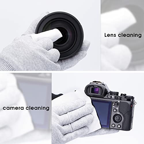 VSGO 20pcs Microfiber Camera Cleaning Cloths, Durable Double-Sided Lens Cloths, Vacuum Packed, Compatible with Camera Lenses, Glasses, Phones, iPads & LCD Screens - Image 4