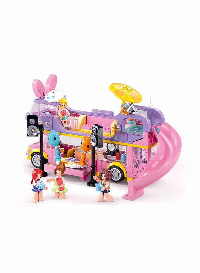 Sluban Music Rv Building Blocks 412 Pieces, With Minifigures, For Ages 6+ Years Old - Image 3