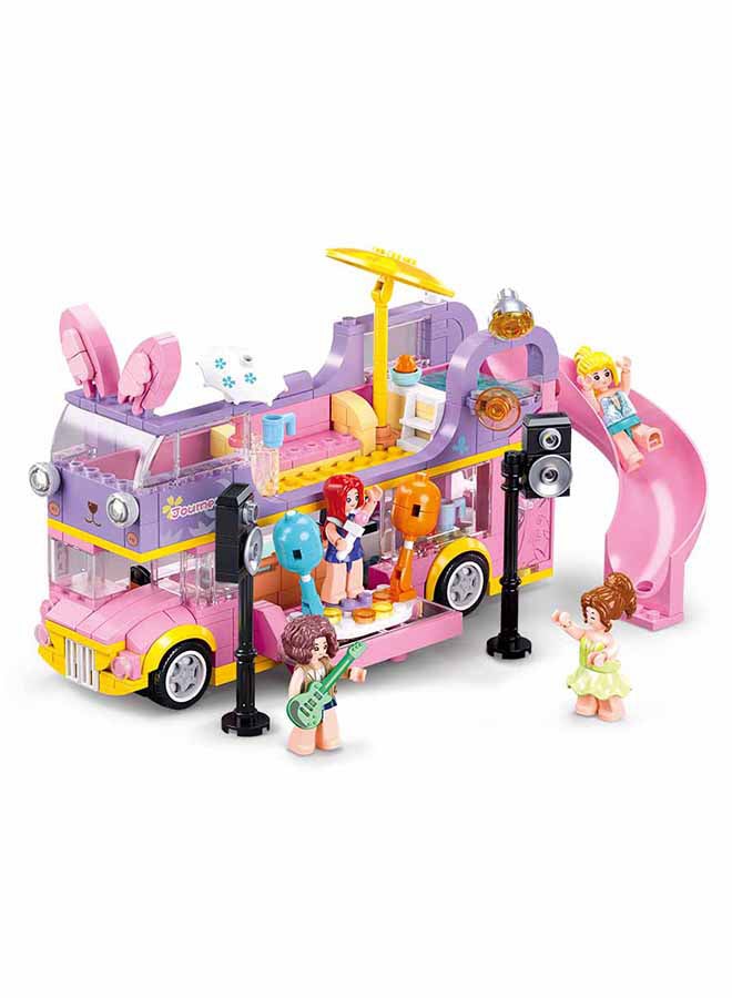 Sluban Music Rv Building Blocks 412 Pieces, With Minifigures, For Ages 6+ Years Old - Image 2