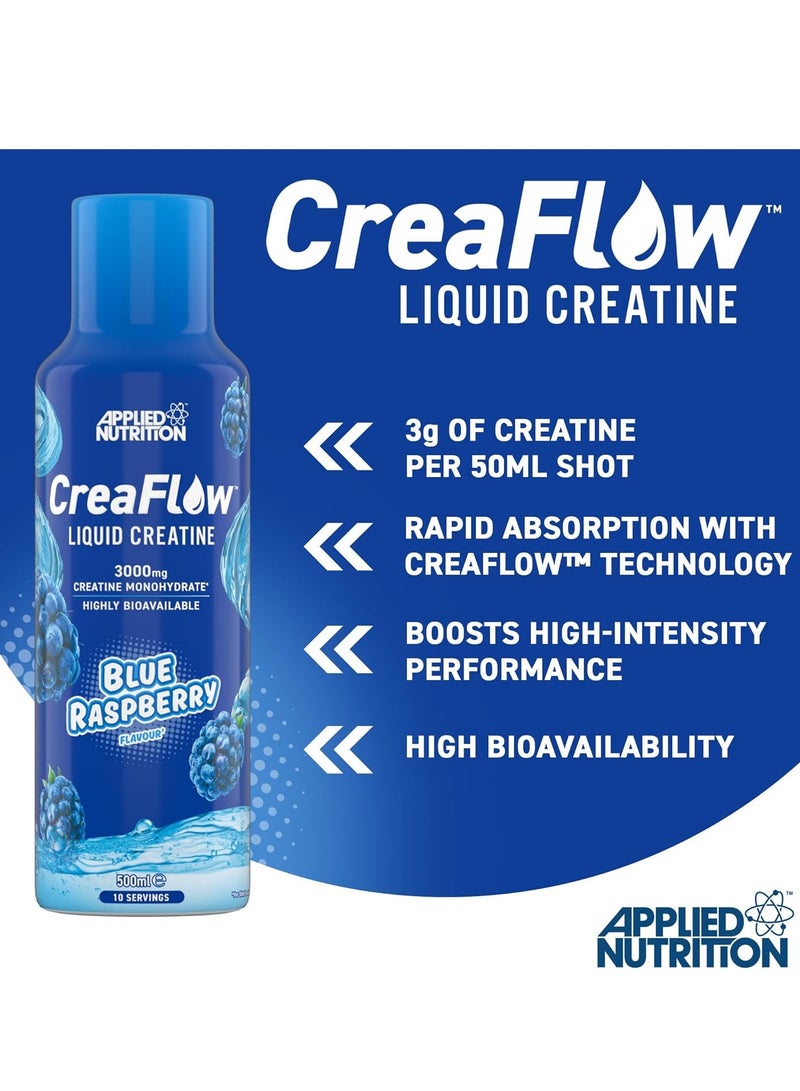 أبلايد نيوتريشن كرياتين سائل كريا فلو من أبلايد نيوتريشن - بلو راز (500 مل) كرياتين سائل سريع الامتصاص | 3 غرامات كرياتين لكل حصة | يدعم القوة والأداء - Image 2