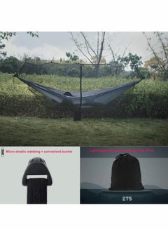Excefore Mosquito net for Camping Hammock, Compact Lightweight Hammock Netting, 11' Long with Dual Sides Zippers Fits All Camping Hammocks  - Image 5