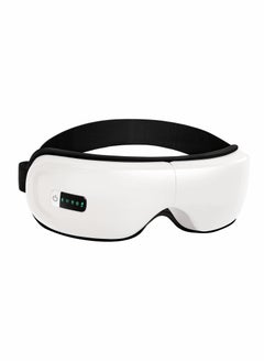 Excefore Eye Massager with Heat,Bluetooth Music Rechargeable Eye Heat Massager,Acupoints Point Eye Massage,Relax and Reduce Eye Strain Dark Circles Eye Bags Dry Eye-White  - Image 1