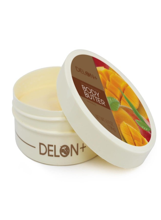 DELON Intense Moisturizing Body Butter, Mango with Mango Butter, 6.9 oz (Pack of 4) - Image 3