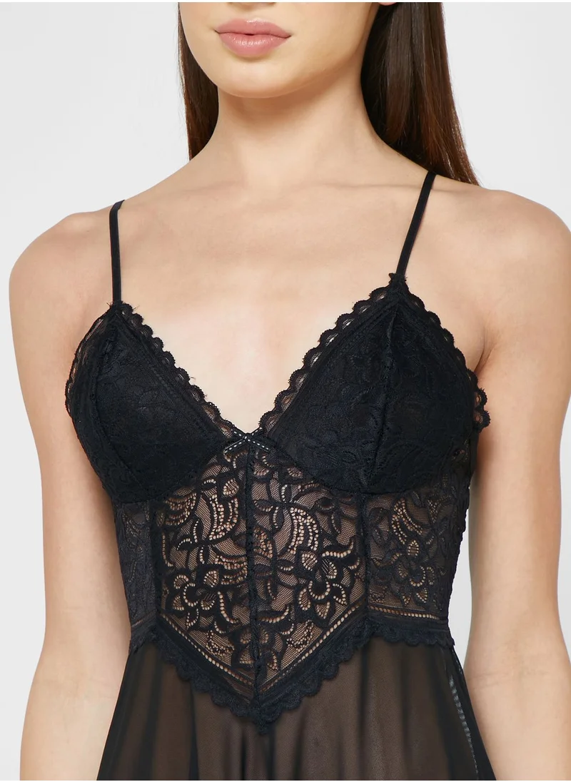 ايلا Sheer Slip Dress