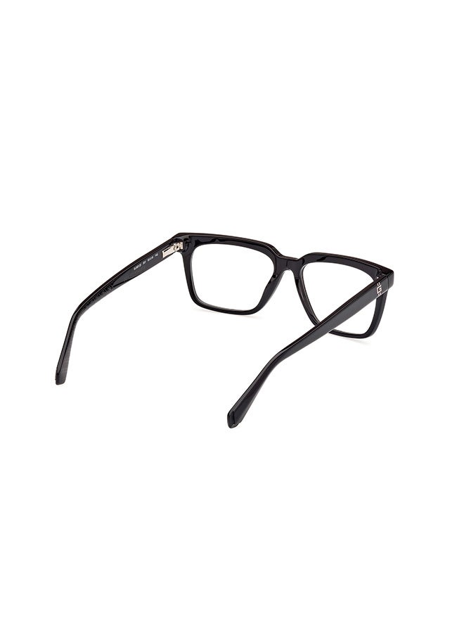 GUESS Men's Rectangular Eyeglass Frames Shiny Black GUESS GU5013300155 55 mm - Image 5