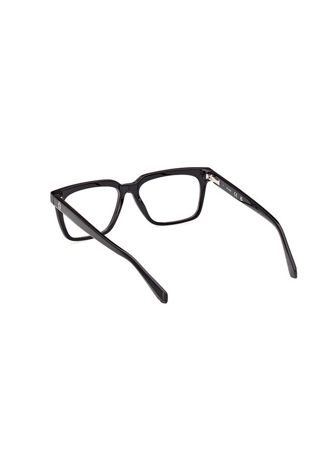 GUESS Men's Rectangular Eyeglass Frames Shiny Black GUESS GU5013300155 55 mm - Image 3