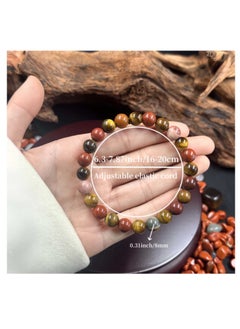 Bracelet Tiger Eye Red Jasper Natural Stone Size 8 mm With Elegant Gift Box - pzsku/Z65424F271DCE3D5DF708Z/45/_/1740727419/3a85419c-db71-4d8b-84fd-b604174354f3