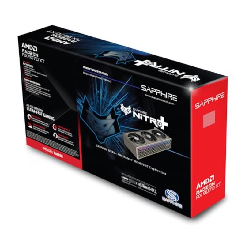 NITRO+ AMD RADEON RX 9070 XT GAMING OC 16GB ثنائي HDMI/DUAL DP - Image 2