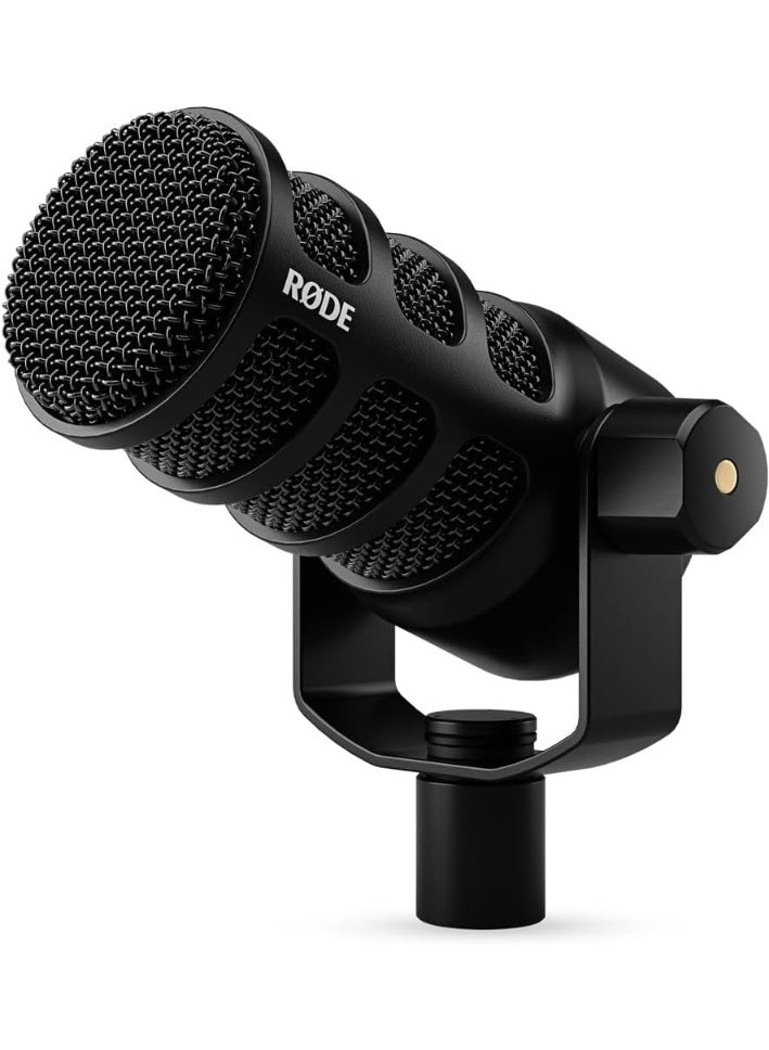 RODE RØDE PodMic USB Versatile Dynamic Broadcast Microphone With XLR and USB Connectivity for Podcasting, Streaming, Gaming, Music-Making and Content Creation (Black) - Image 1