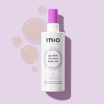 Mio Go With The Flow Calming Body Oil 130ml Almond Massage Oil Nourish Body Mind Aromatherapy Essential Oils - Image 2