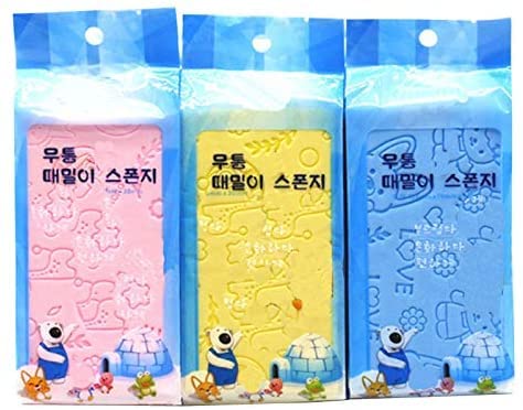 VYAKAT Ultra Soft Exfoliating Bath Sponge for Kids and Adult, Soft Body Shower Sponge, Super Soft Sponge Exfoliate Magic Dead Skin Remover for Women Kids Adults(Multicolor) (Pack Of 2) - Image 2