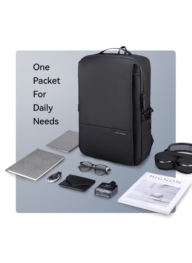 MARK RYDEN - MARK RYDEN 2422 Waterproof Urban Commuter Backpack, 15.6 inch Laptop Durable Oxford, ALL DAY-Series - Image 1