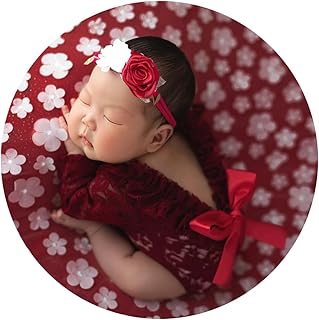 Vedory Vedory Newborn Photography Outfits Girl Princess Newborn Photography Props Lace Rompers Baby Girls Skirt With Headband  - Image 1