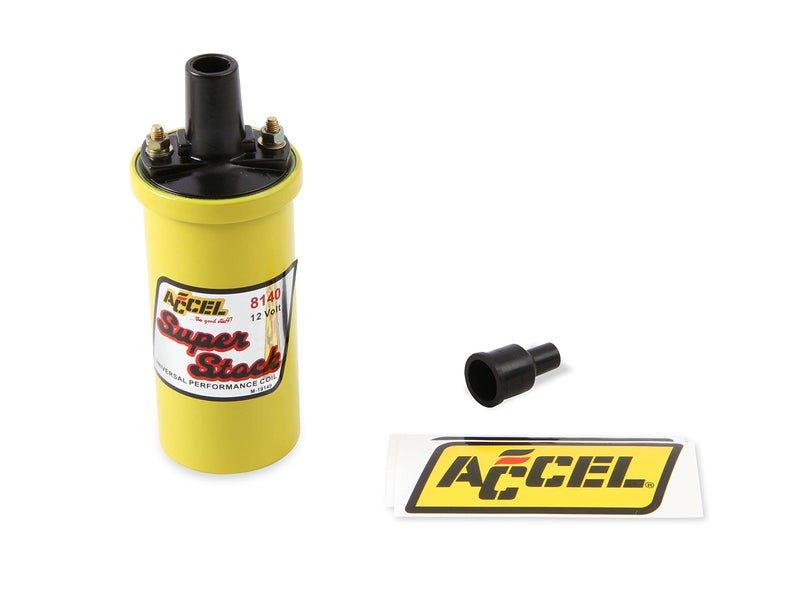 ACCEL (ACC 8140) Performance Universal SuperStock Coil , Yellow - Image 1