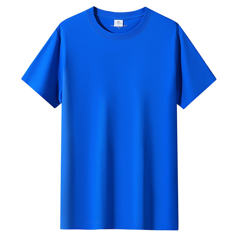 Wholesale Pure Cotton 190g New Summer Brand Men''s Clothing Men''s T-Shirt Cotton Loose Short-Sleeved T-Shirt Men''s Half-Sleeve - Image 3