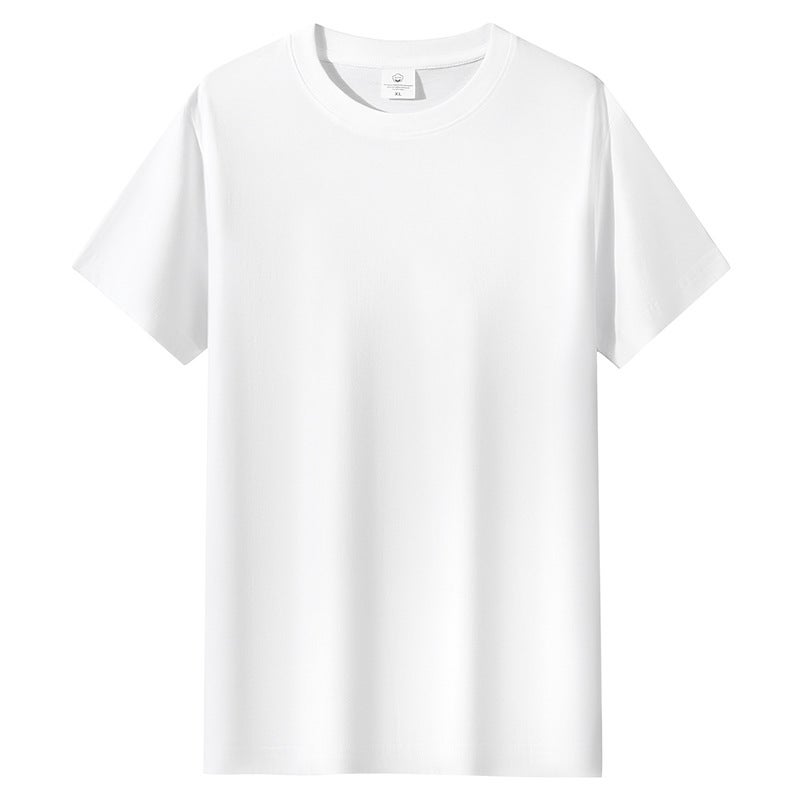 Wholesale Pure Cotton 190g New Summer Brand Men''s Clothing Men''s T-Shirt Cotton Loose Short-Sleeved T-Shirt Men''s Half-Sleeve - Image 2