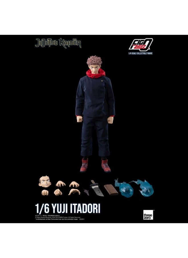 THREEZERO Jujutsu Kaisen Yuji Itadori 1/6 Scale FigZero Action Figure by ThreeZero 