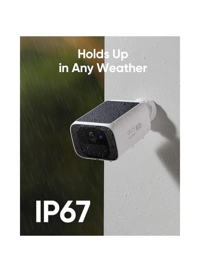 إيوفي كاميرا المراقبة الأمنية Eufy S220 اللاسلكية تعمل بالطاقة الشمسية بدقة 2K – موديل T8134321 - Image 5