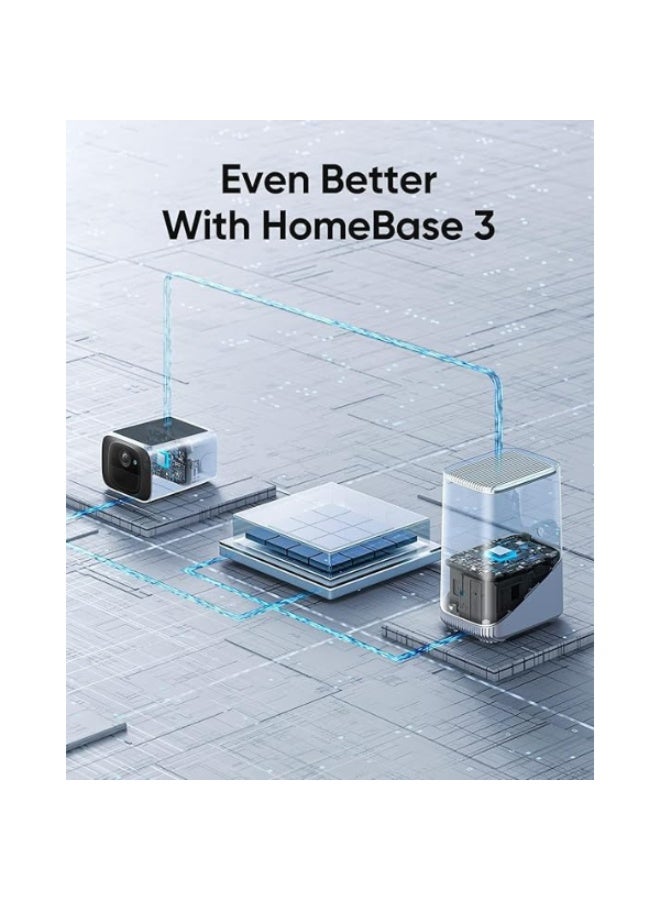 إيوفي كاميرا المراقبة الأمنية Eufy S220 اللاسلكية تعمل بالطاقة الشمسية بدقة 2K – موديل T8134321 - Image 2