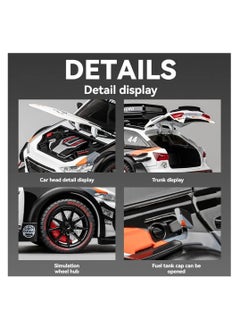 Toyland 1:24 Scale Die-Cast SUV Model Car with Lights, Sounds & Pullback Action – Openable Doors & Roof Box Feature  - Image 3