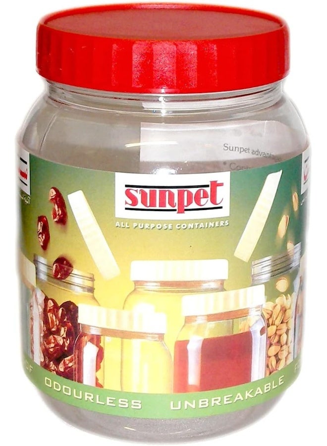 Sunpet Round Spice Jar, 1000 ml Capacity - Image 2