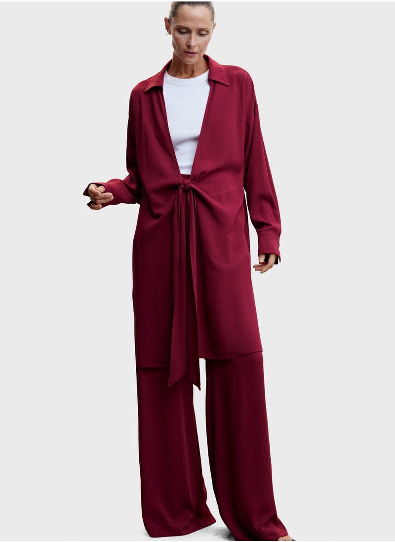 MANGO - Tie Detail Cardigan - Image 1
