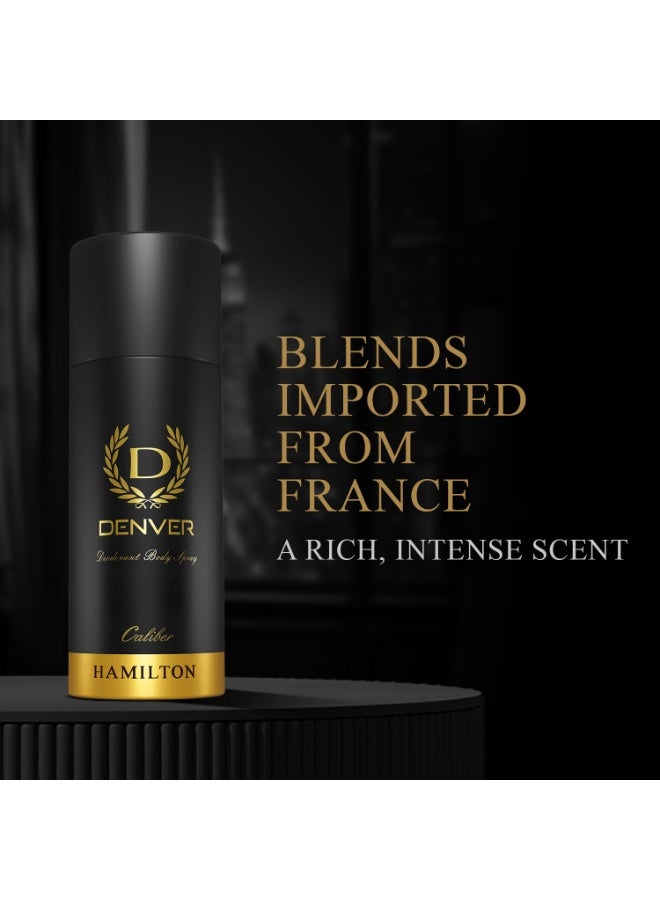 DENVER Caliber Deodorant 150 ML | Long Lasting Deodorant Body Spray For Men - Image 5
