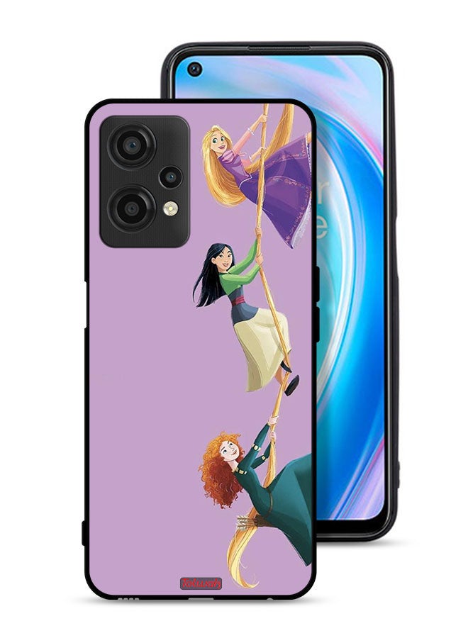 Tolwak OnePlus Nord CE 2 Lite 5G Protective Case Cover Girls Climbing Art - Image 1