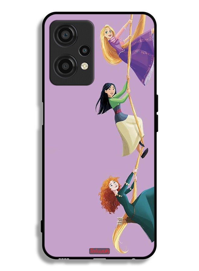 Tolwak OnePlus Nord CE 2 Lite 5G Protective Case Cover Girls Climbing Art - Image 2