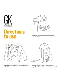 GK Hair Moisturizing Shampoo 300 ml  - Image 5