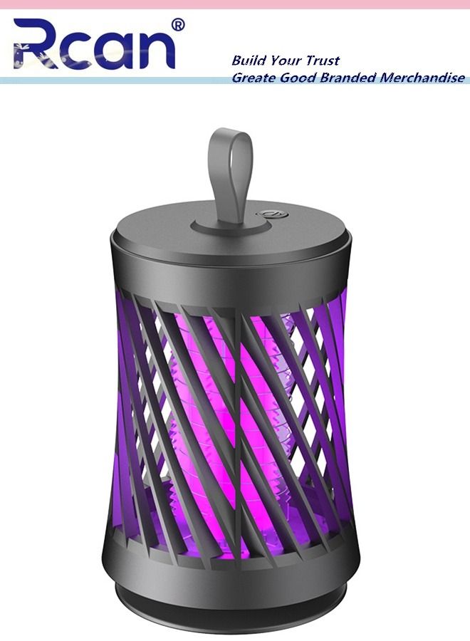 Rcan 2 In 1 Plug In UV Mosquito Killer Indoor and Outdoor Waterproof Bug Trap Rechargeable Ultra Quiet Mosquito Trap Light for Home Backyard Patio Garden Camping  - Image 1