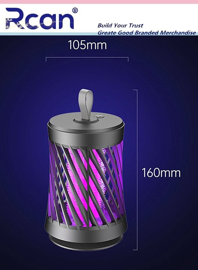 Rcan 2 In 1 Plug In UV Mosquito Killer Indoor and Outdoor Waterproof Bug Trap Rechargeable Ultra Quiet Mosquito Trap Light for Home Backyard Patio Garden Camping  - Image 3