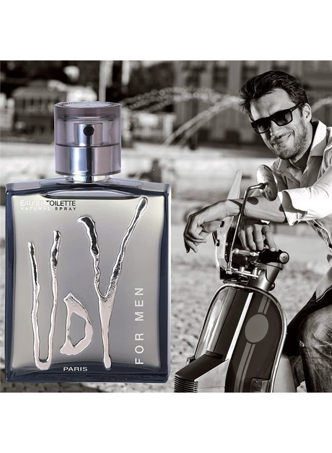 Ulric De Varens أودف بلاك من أولريك دي فارينز 3.4 أونصة بخاخ ماء تواليت للرجال - Image 4