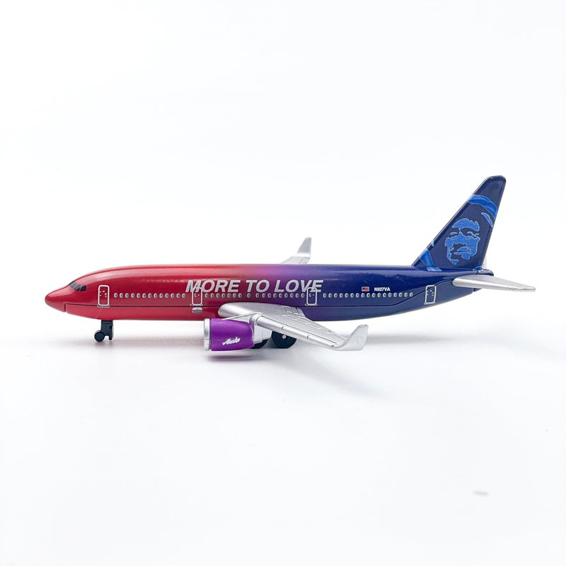 AVIAMUSE Alaska Model Airplane, Multi-Color Livery Single Plane Die-cast Model Planes Aircraft Suitable for Collection & Gifts - Image 4