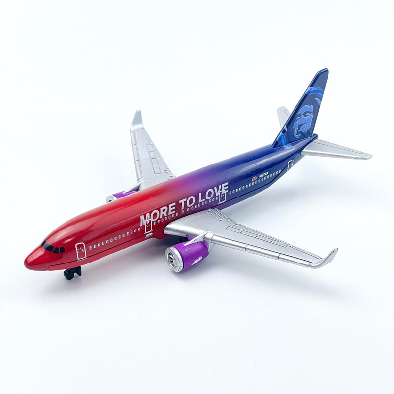 AVIAMUSE Alaska Model Airplane, Multi-Color Livery Single Plane Die-cast Model Planes Aircraft Suitable for Collection & Gifts - Image 1