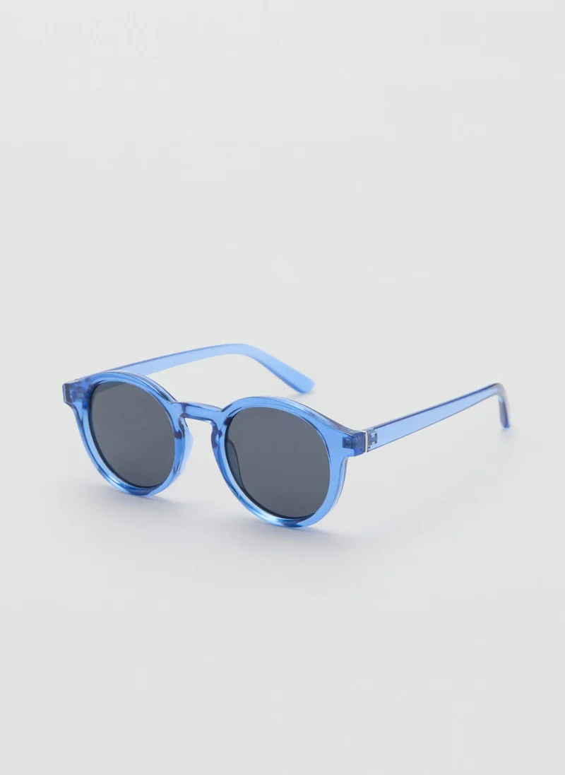 Mango Man Round-Framed Sunglasses