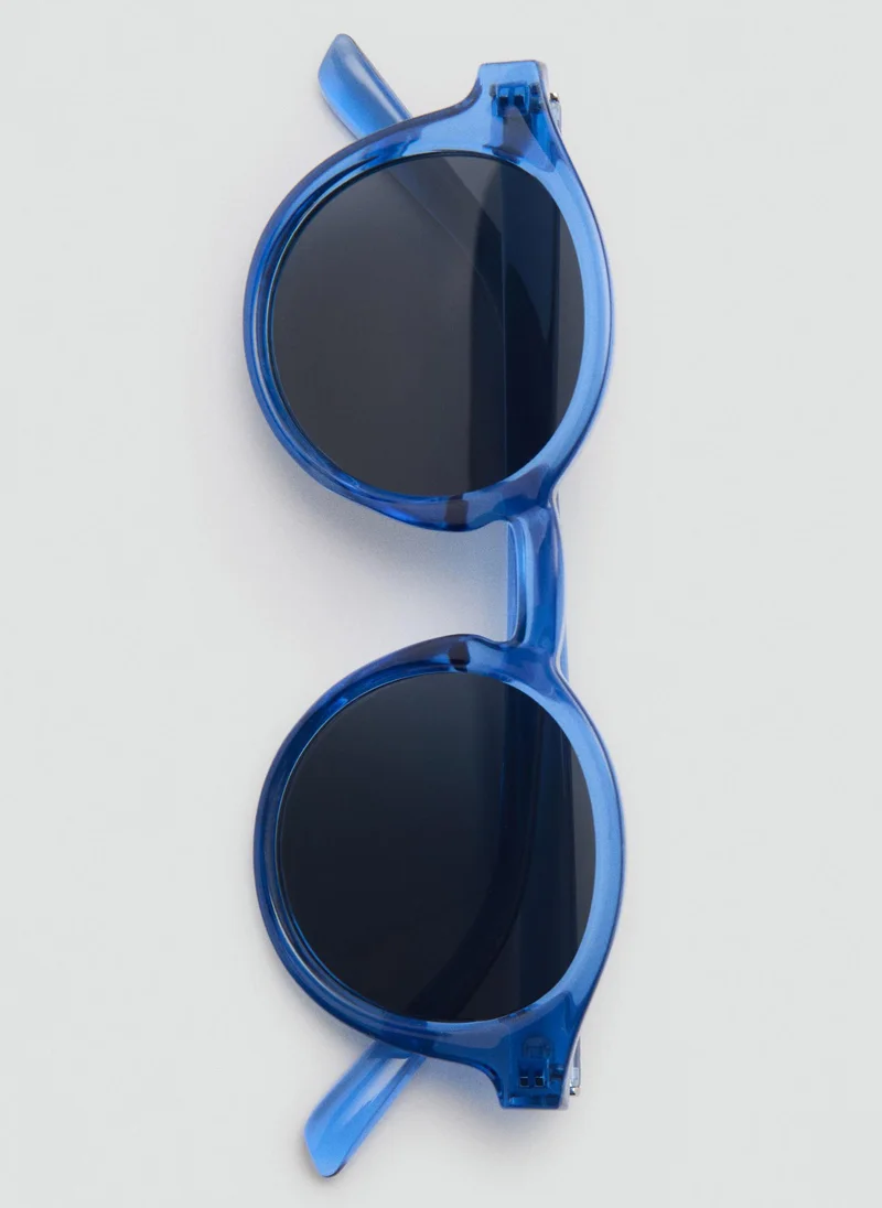 Mango Man Round-Framed Sunglasses