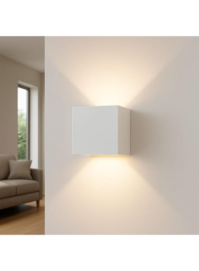 واي دي مصباح جداري LED عصري من YD للاستخدام الداخلي والخارجي، مصباح جداري قابل للتعديل لأعلى ولأسفل لغرفة المعيشة وغرفة النوم والممر، مصباح جداري مزخرف لإضاءة المنزل الداخلية، مصباح جداري LED موفر للطاقة - Image 1