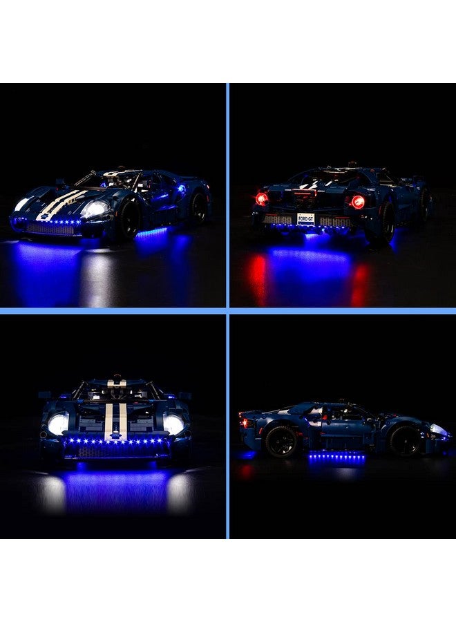 Vonado Led Lights Set Compatible With Lego 2022 Ford Gt 42154, Remote Control Technic Ford Gt Light Kit Compatible With Lego Car For Adults 42154 (No Model) - Image 3
