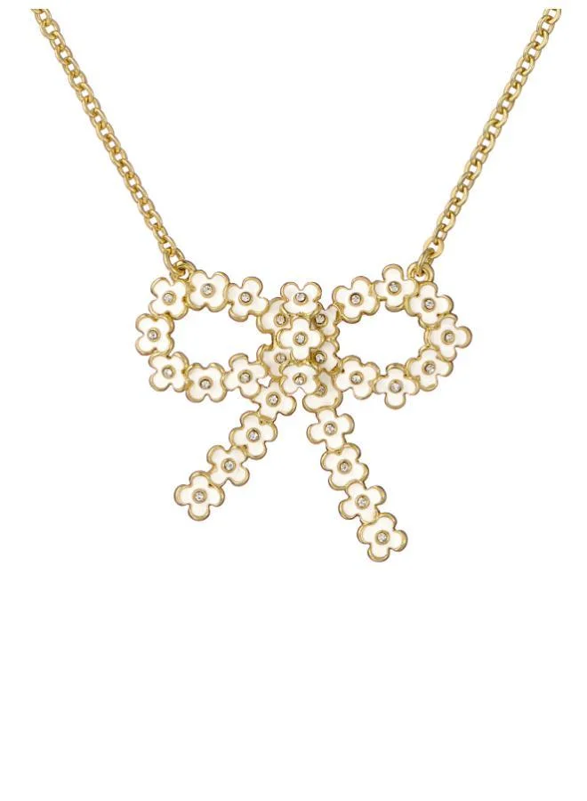 تيد بيكر BONNELL: Bouquet Bow Pendant Necklace