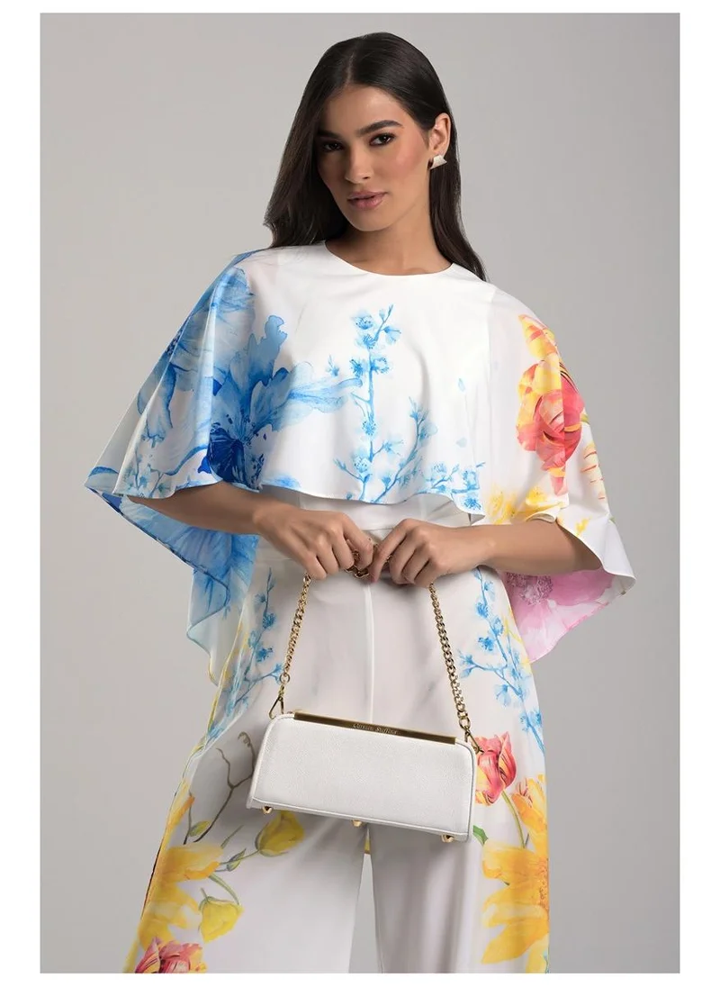 Carmen Steffens  White Bianco Baguette Bag for Women | Best Price UAE