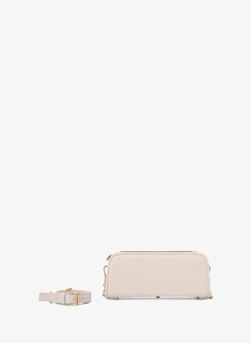 Carmen Steffens  White Bianco Baguette Bag for Women | Best Price UAE