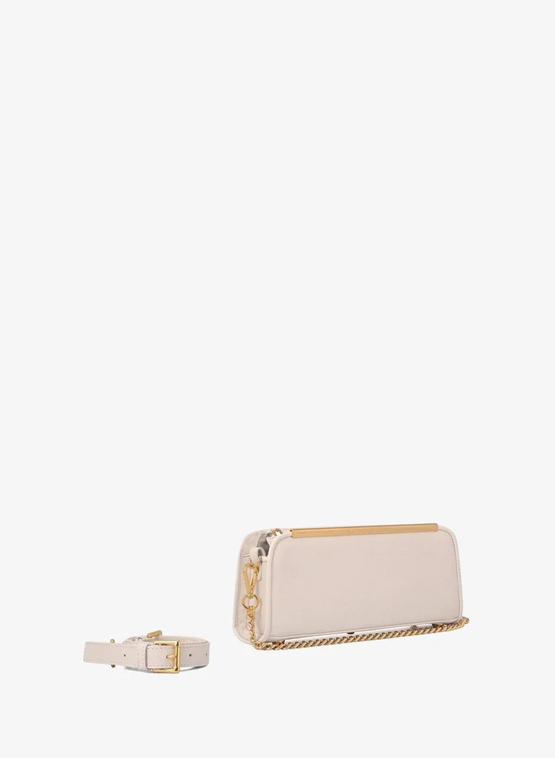 White Bianco Baguette Bag